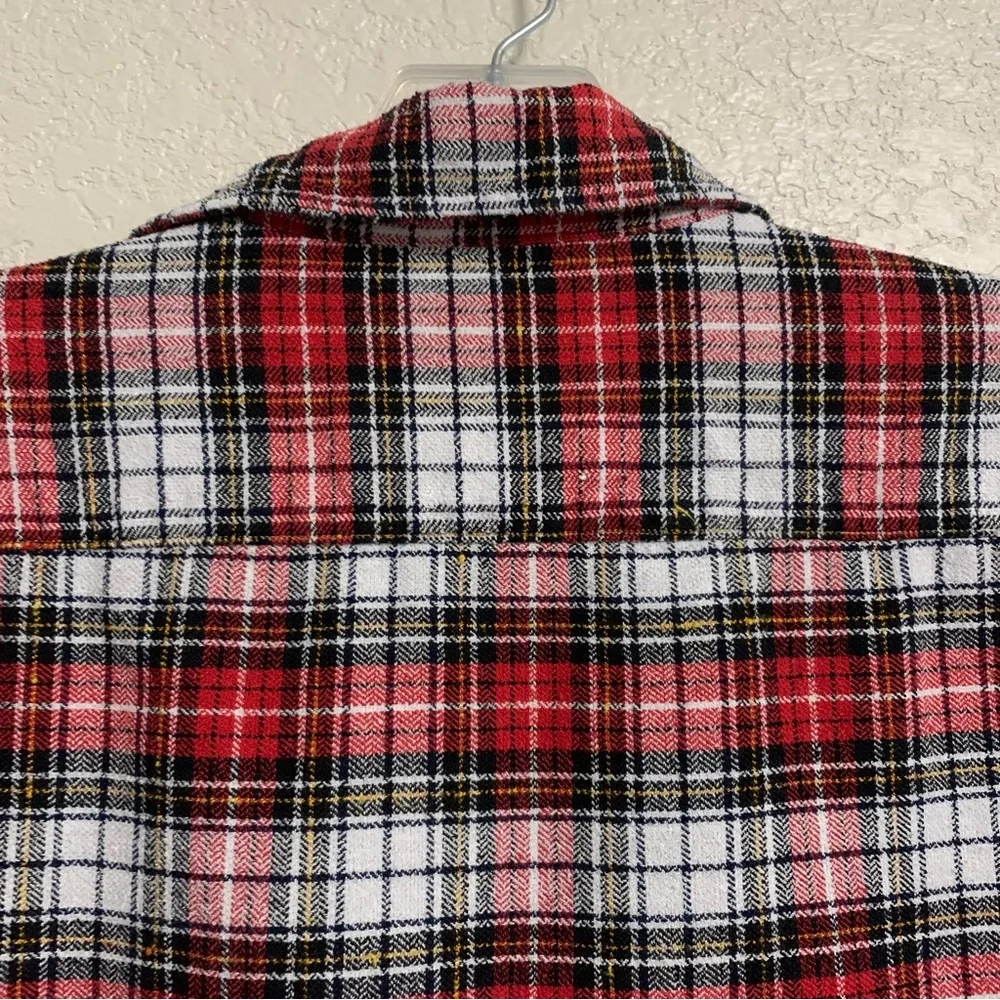 Frank and Eileen Shirt Top Women S Plaid Relaxed Button Up Preppy Italian Eileen - Picture 10 of 16